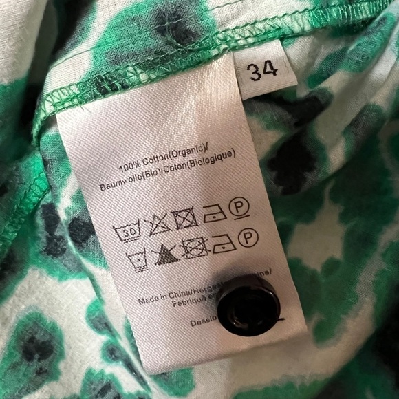 Baum und Pferdgarten Anise Dress Floating Flower Green Popover Mini Size XS (34) - Picture 12 of 12